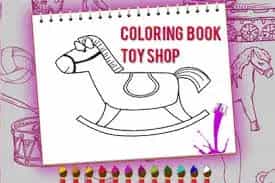 Coloring Book: Toy Shop