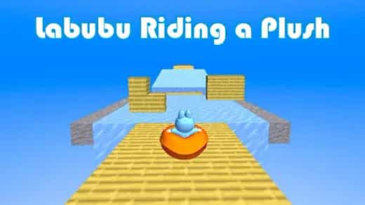 Labubu Riding a Plush