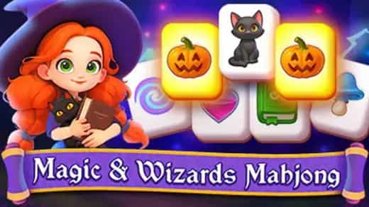 Magic and Wizards Mahjong