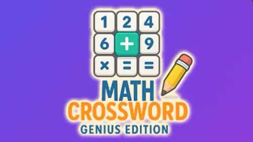 Math Crossword Puzzle - Genius Edition