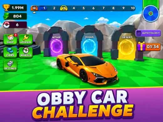 Obby Car Challenge: Drive
