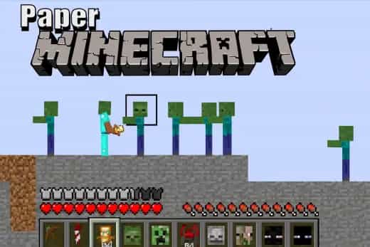 Paper Minecraft