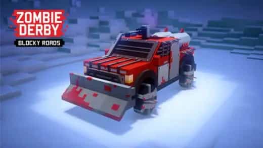 Zombie Derby: Blocky Roads