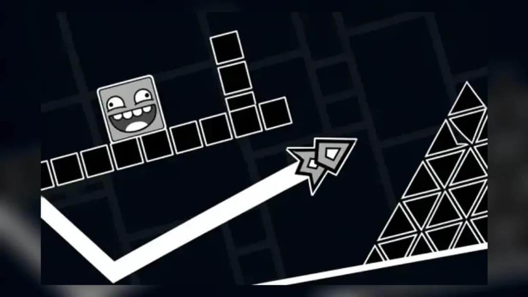 Black Geometry Wave: Super Challenge Unblocked - Official Feature