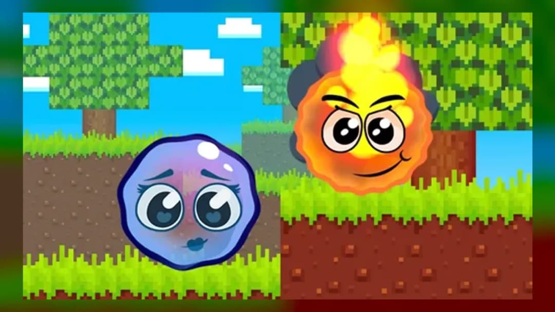 Fire Ball and Water Ball: Parkour Love Balls - Official Feature