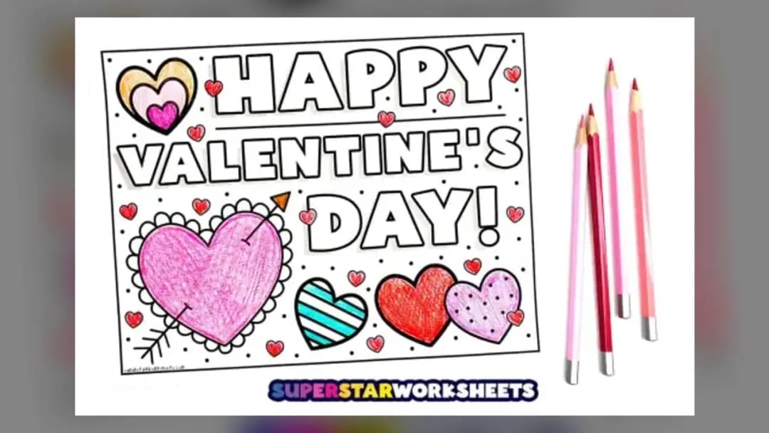 Happy Valentine's Day Coloring Book - Official Feature
