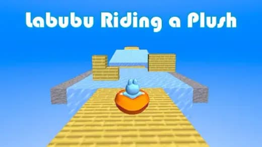 Labubu Riding a Plush