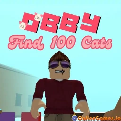 Obby: Find 100 Cats