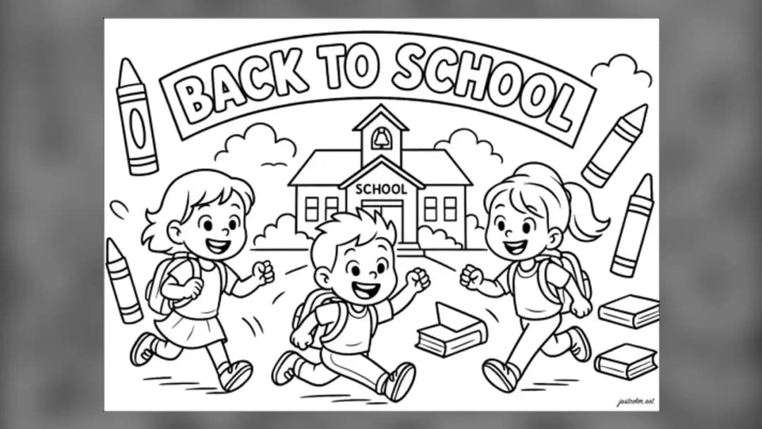 Back to School: Coloring Book - Official Feature