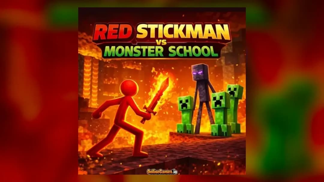 Red Stickman vs Monster School - Official Feature