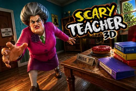 Scary Teacher 3D Description Image