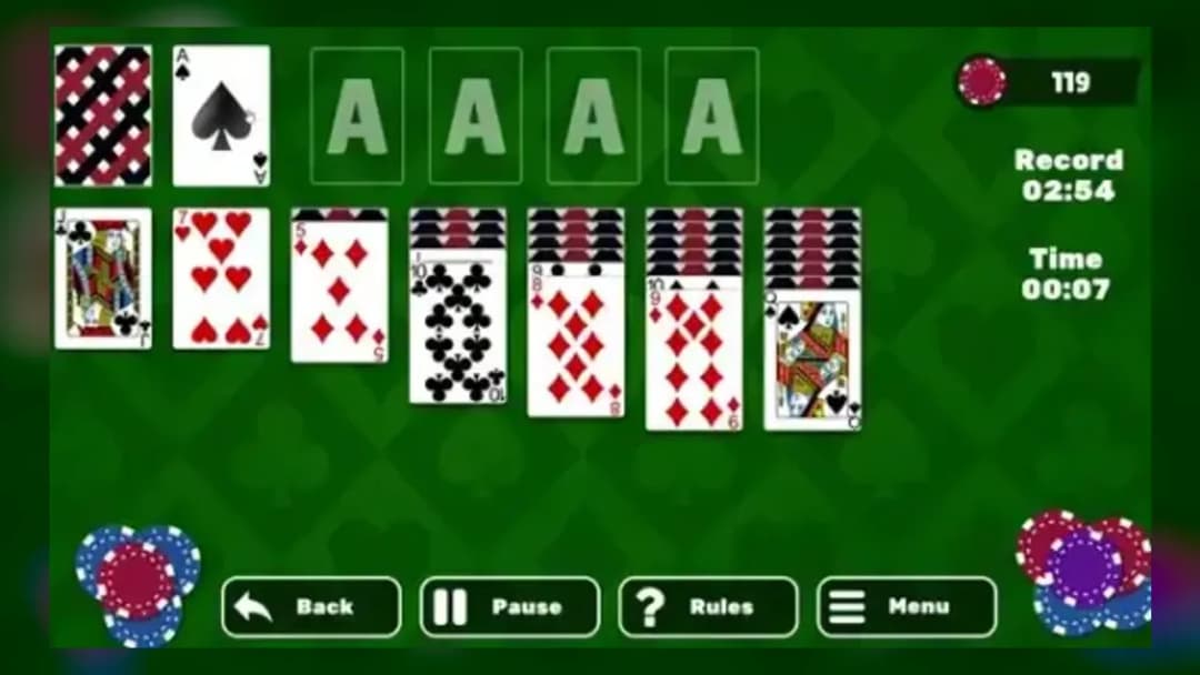 Solitaire for 1 and 3 cards - Official Feature