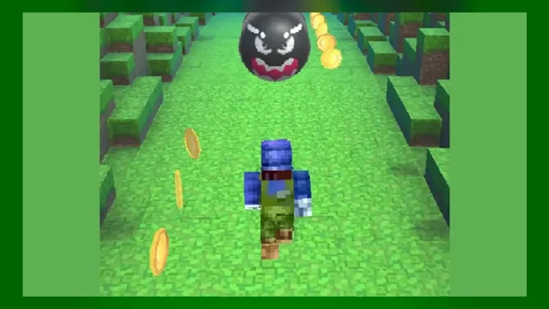 Super Mario Minecraft Runner - Official Feature