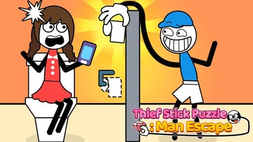 Thief Stick Puzzle Man Escape