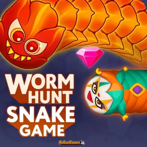 Worm Hunt Snake Game IO Zone