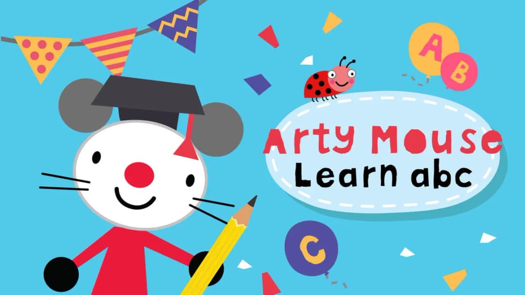 Arty Mouse & Friends Coloring Book Description Image