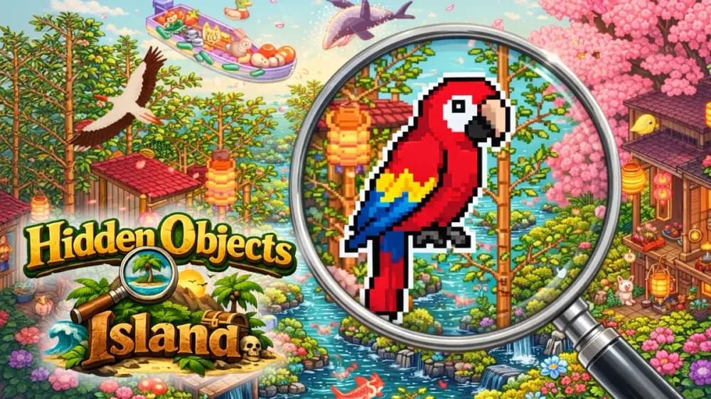 Hidden Objects Island Description Image