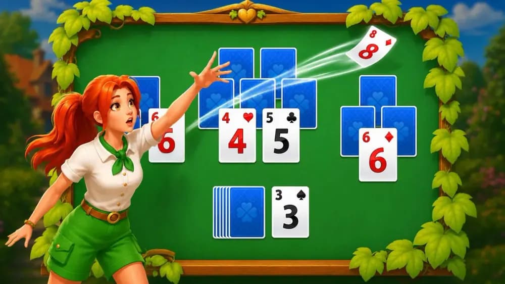 Kings and Queens Solitaire Tripeaks Description Image