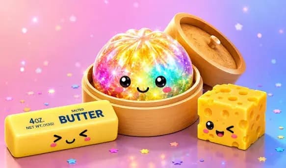 Squishy Merge: Dumplings and Butter Description Image