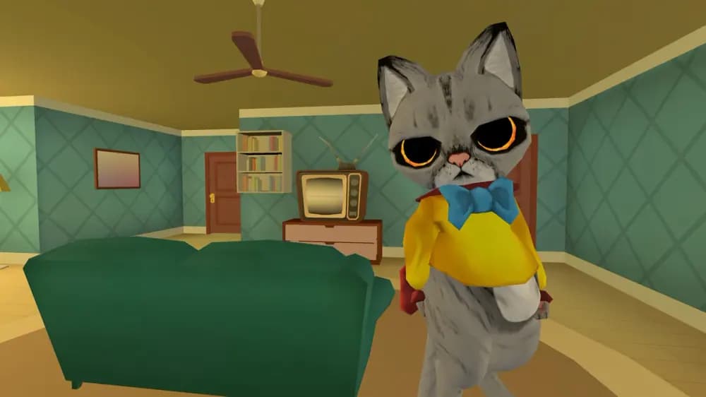 The Cat in Yellow Description Image