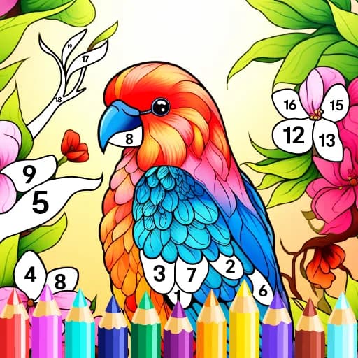Bird Coloring Description Image