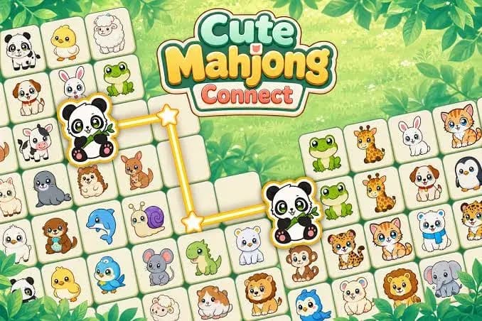 Cute Mahjong Connect Description Image