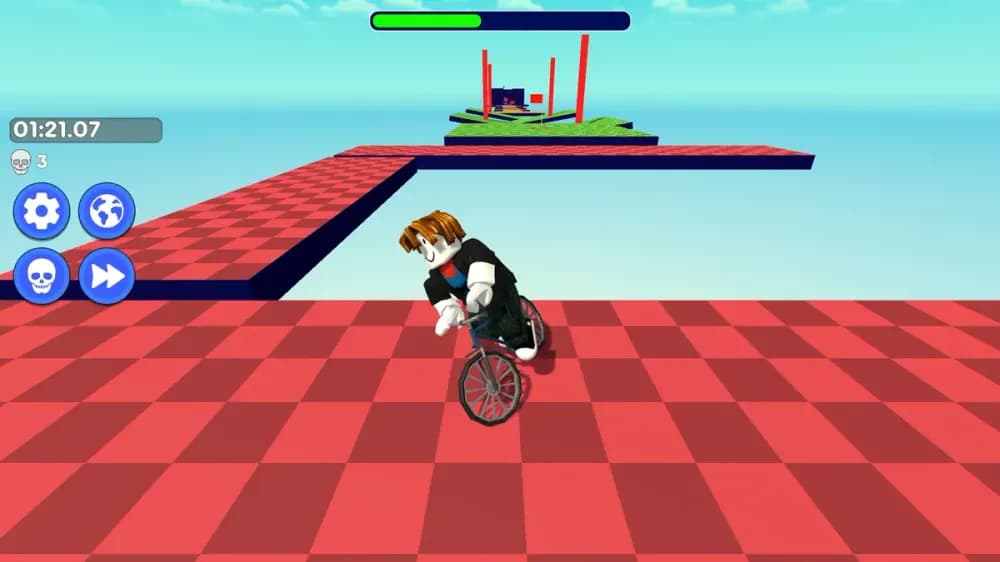 Obby but You’re on a Bike Description Image