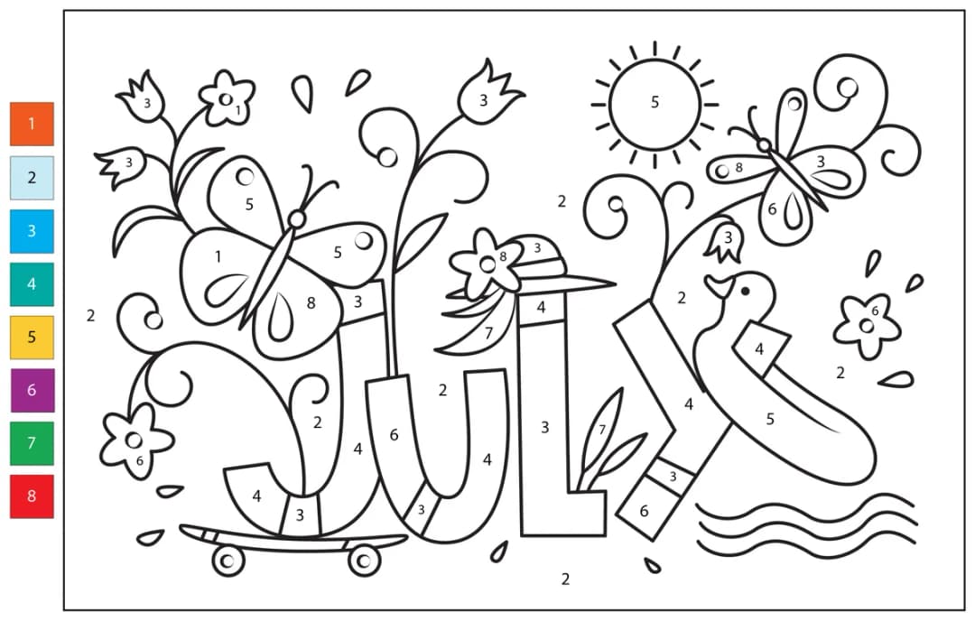 Coloring By Numbers Description Image