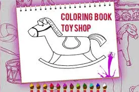Coloring Book: Toy Shop