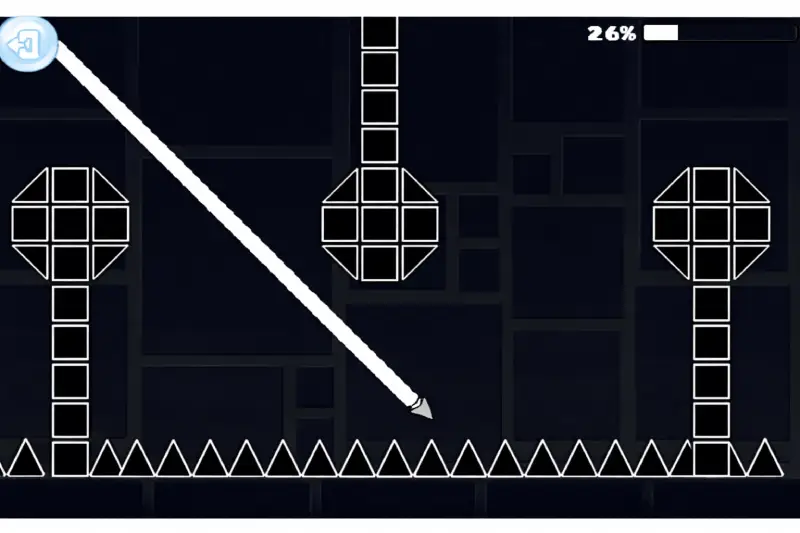 العب Geometry: Black Wave 5 عبر الإنترنت مجانًا Description Image
