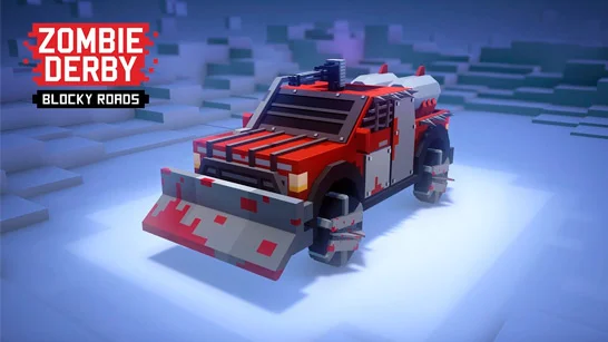 Zombie Derby: Blocky Roads