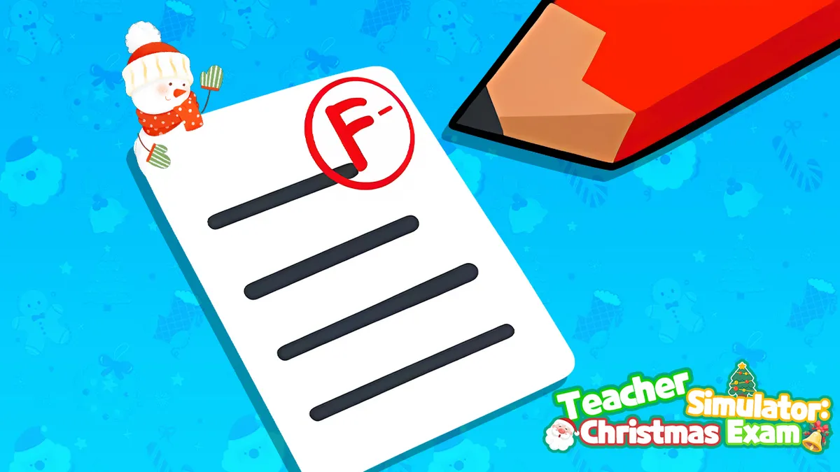 Teacher Simulator Christmas Exam Description Image